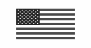 American flag badge representing that Apmwave Defense devices are designed and manufactured in the United States