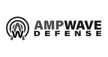 Ampwave Defense logo representing eight decades of vacuum electron device heritage